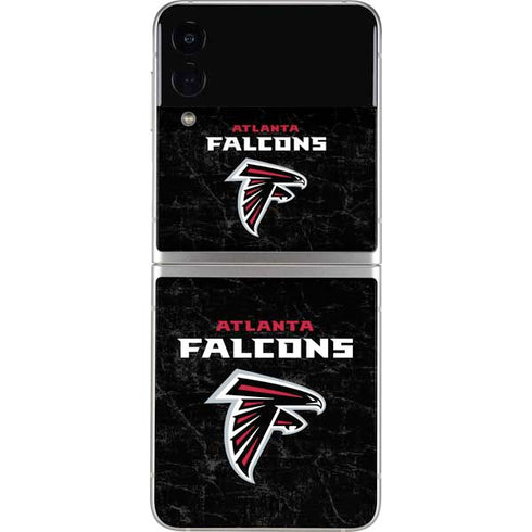 NFL Atlanta Falcons Distressed Galaxy Z Flip4 5G Skin